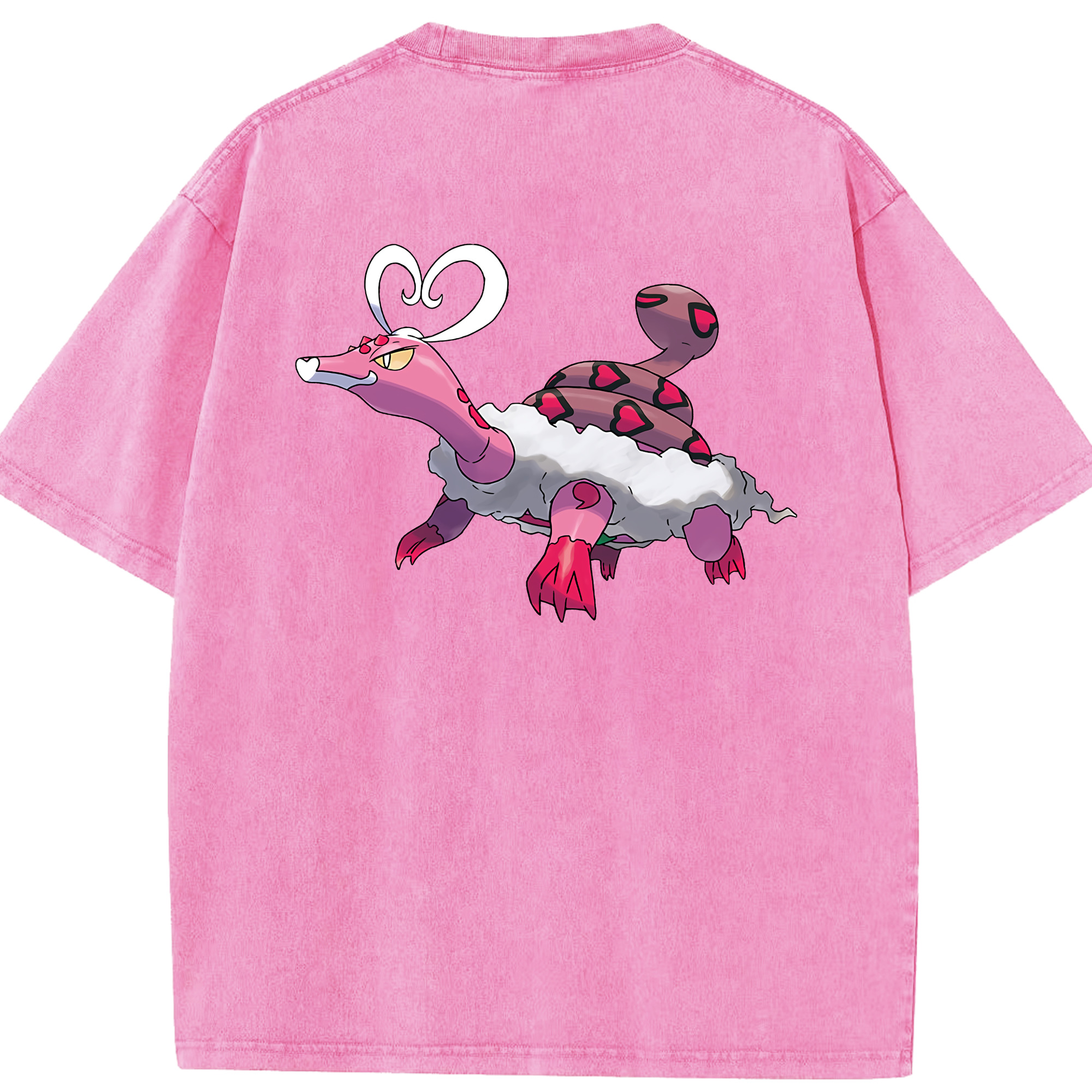 （画像用） ポケットモンスター Pokémon 綿100% ヴィンテージ風 半袖Tシャツ（背面プリント）